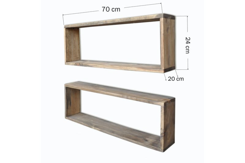 Kylpyhuonehyllyt Arthur 2-pak - Säilytys - Hylly - Seinähylly