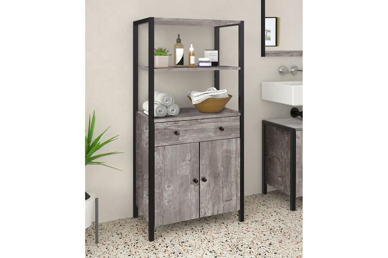 Kylpyhuonekaappi Chris - Säilytys - Hylly - Kirjahylly