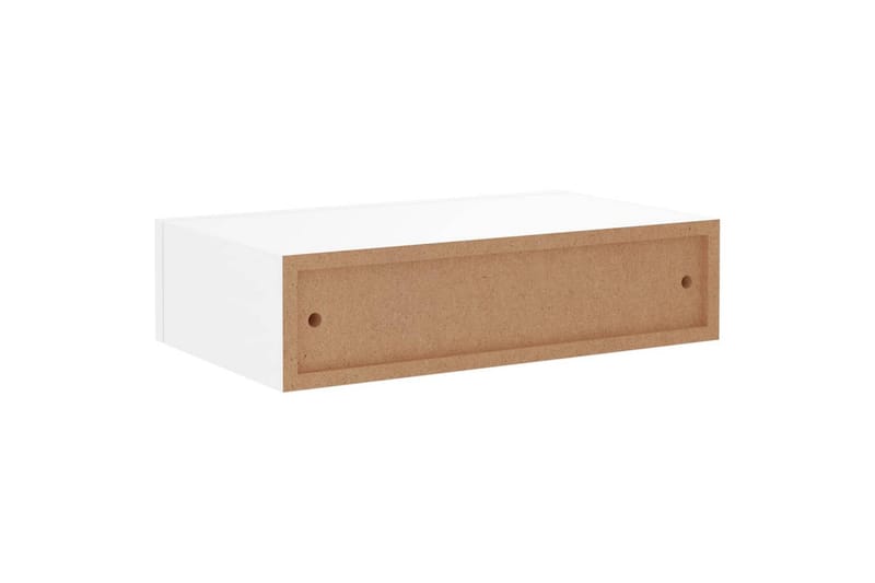 Laatikkohyllyt seinälle 2 kpl valkoinen 40x23,5x10 cm MDF - Seinähylly - Keittiöhylly - Hylly