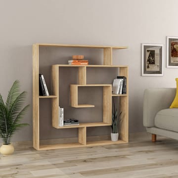 Labirent Kirjahylly 125 cm - Sapphire Oak - Säilytys - Hylly - Kirjahylly