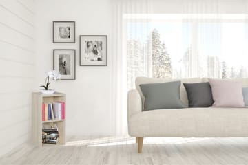 Langriville kirjahylly tammea - Beige - Säilytys - Hylly - Kirjahylly