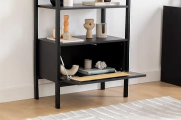 Makwana kirjahylly 76 cm tummaa puuta - Musta - Säilytys - Hylly - Kirjahylly