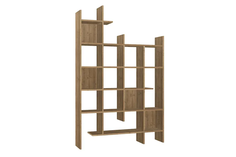 MANCO Kirjahylly 122 cm, Ruskea