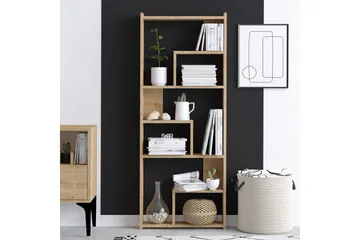 Megg kirjahylly 60x15 cm ruskea - Hanah Home - Säilytys - Hylly - Kirjahylly
