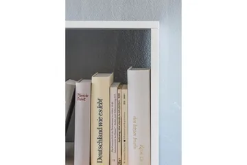 Milahn kirjahylly 108 cm maalattu puu - Valkoinen - Säilytys - Hylly - Kirjahylly