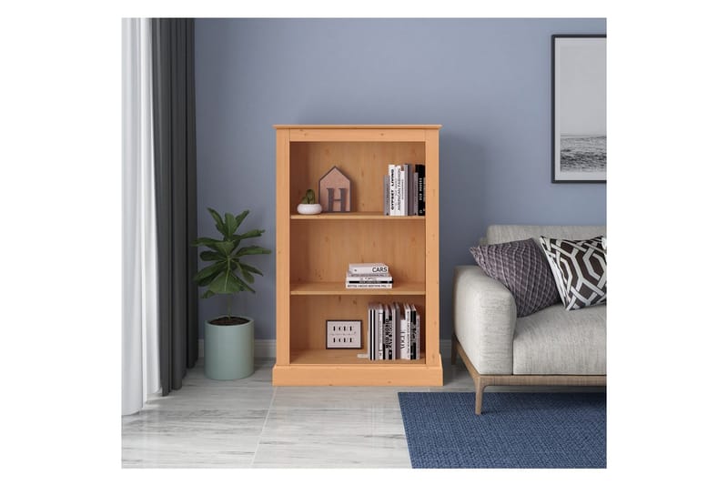 Mille Kirjahylly 120x77 cm - Ruskea - Säilytys - Hylly - Kirjahylly