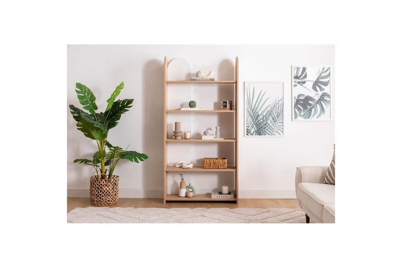 Mirra Kirjahylly 90 cm - Sininen/Valkoinen - Säilytys - Hylly - Kirjahylly