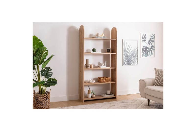 Mirra Kirjahylly 90 cm - Sininen/Valkoinen - Säilytys - Hylly - Kirjahylly