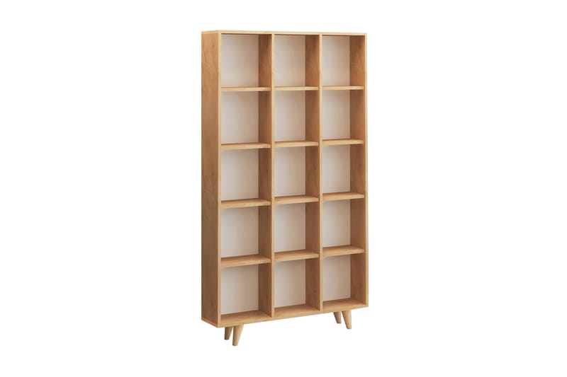 Mod kirjahylly 100 cm tammea, Ruskea