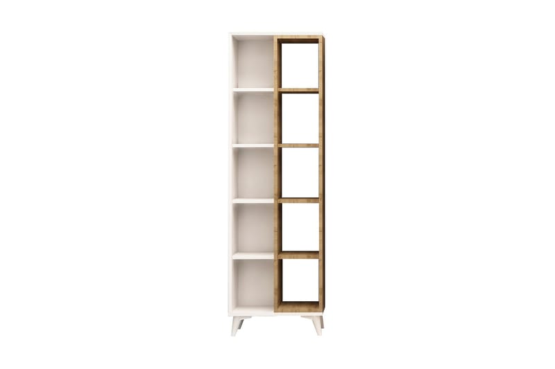 Mod kirjahylly 50 cm tammea, Valkoinen