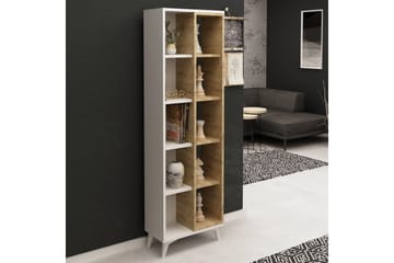 Mod kirjahylly 50 cm tammea - Valkoinen - Säilytys - Hylly - Kirjahylly