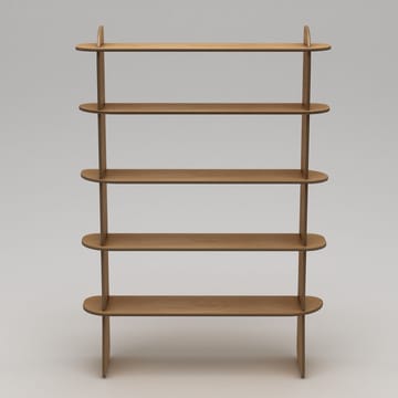 Molira Kirjahylly 102x215 cm - Luonnonpuu - Säilytys - Hylly - Kirjahylly