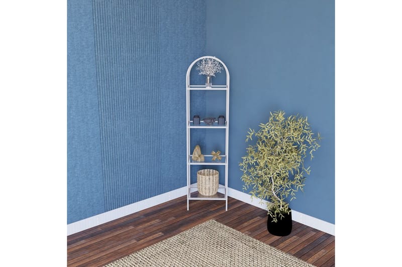 Monaia Kirjahylly 40 cm - Valkoinen - Säilytys - Hylly - Kirjahylly