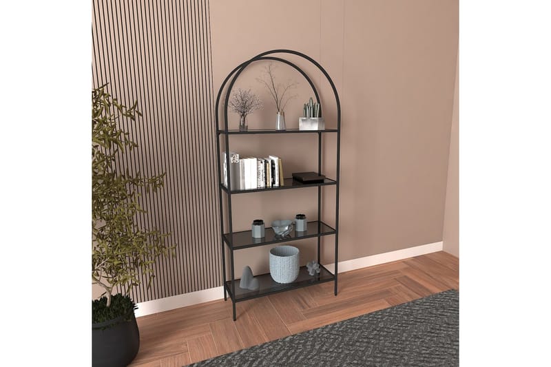 Monaia Kirjahylly 80 cm, Musta