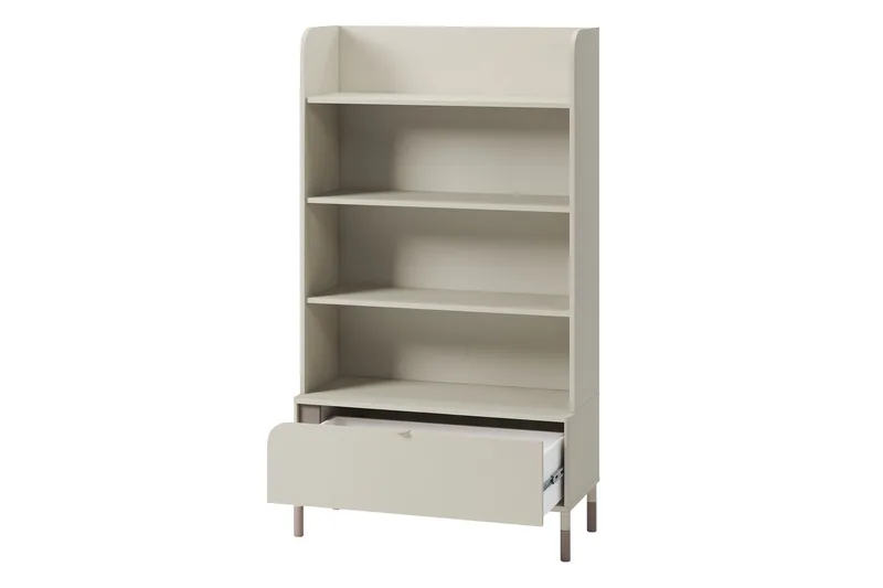 Monfort kirjahylly 89 cm vaalea puu - Beige - Säilytys - Hylly - Kirjahylly