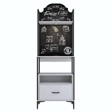Monitoimikaappi Wallxpert Gala Shelf (70 x 205 x 40 cm) valkoinen - Valkoinen - Säilytys - Hylly - Hyllyjärjestelmä