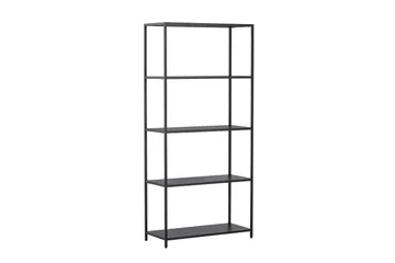 Montevideo kirjahylly 70x30 cm musta - Säilytys - Hylly - Kirjahylly
