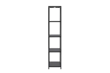 Montevideo kirjahylly 70x30 cm musta - Säilytys - Hylly - Kirjahylly