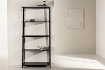 Montevideo kirjahylly 70x30 cm musta - Säilytys - Hylly - Kirjahylly
