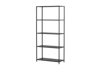 Montevideo kirjahylly 70x30 cm musta - Säilytys - Hylly - Kirjahylly