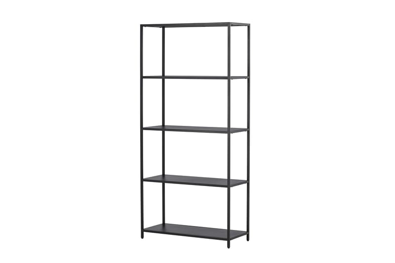 Montevideo kirjahylly 70x30 cm musta, undefined