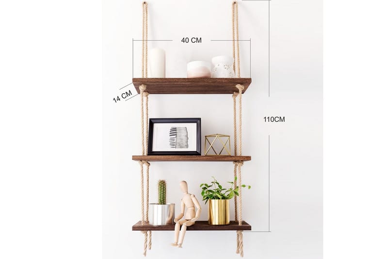 Naruhylly Arthur Puu - Säilytys - Hylly - Seinähylly