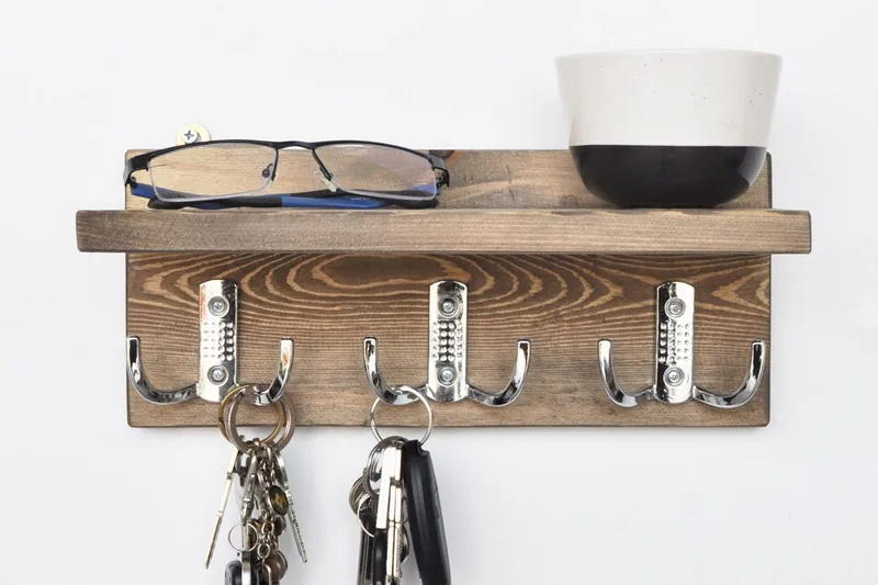 Naulakko Arthur 6 koukkua - Säilytys - Vaatesäilytys - Vaatenaulakko - Vaatekoukku