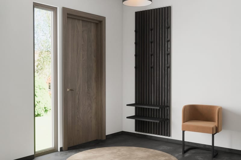 Nimes Tarvikehylly 67x10,5 cm - Musta - Säilytys - Hylly - Seinähylly