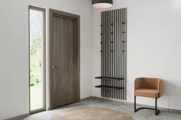 Nimes Tarvikehylly 67x10,5 cm - Musta - Säilytys - Hylly - Seinähylly