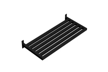 Nimes Tarvikehylly 67x10,5 cm - Musta - Säilytys - Hylly - Seinähylly