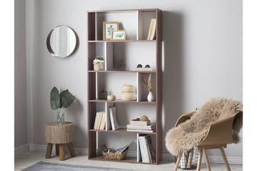 Orilla kirjahylly 83 cm pähkinä - Ruskea - Säilytys - Hylly - Kirjahylly