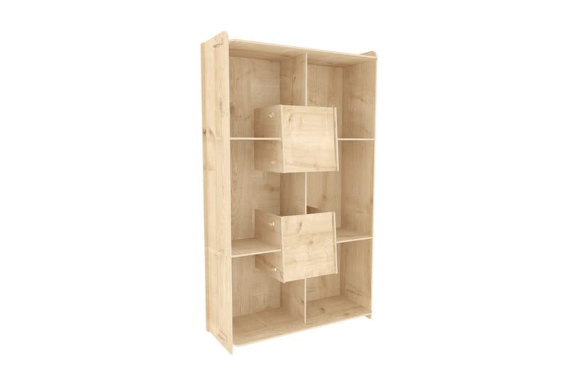 Pana Kirjahylly 83 cm - Keskisävyinen puu - Säilytys - Hylly - Kirjahylly