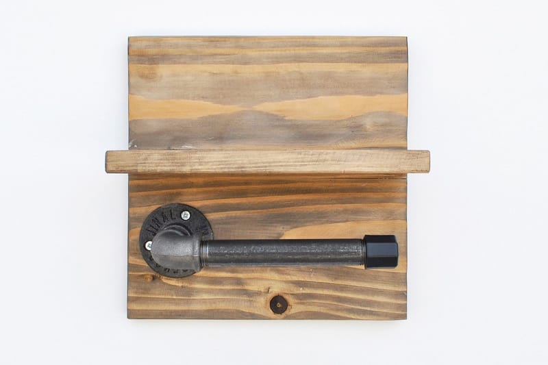 Paperiteline Valid 14 cm - Ruskea/Musta - Talo & remontointi - Keittiö & kylpyhuone - Kylpyhuone - Kylpyhuonetarvikkeet - Wc-paperitelineet