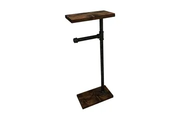 Paperiteline Valid 30 cm - Ruskea/Musta - Talo & remontointi - Keittiö & kylpyhuone - Kylpyhuone - Kylpyhuonetarvikkeet - Wc-paperitelineet