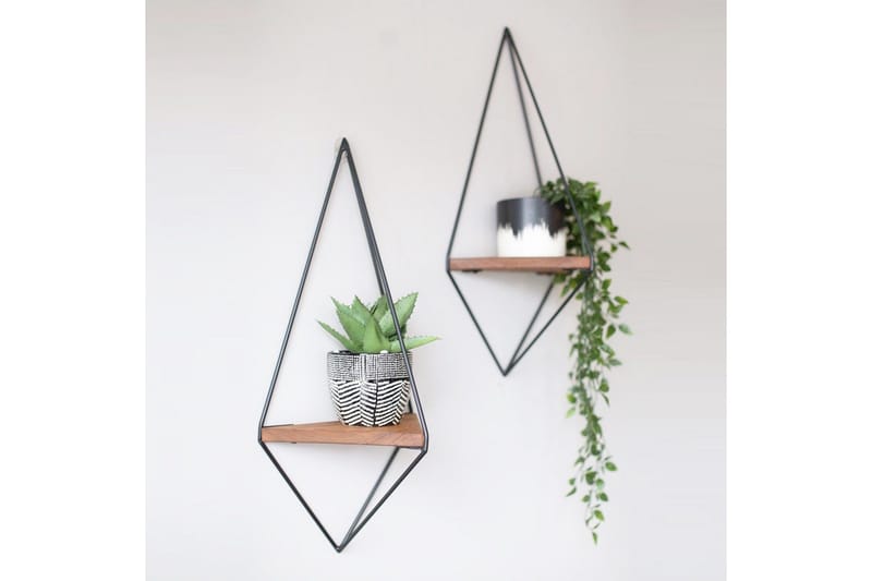 Paperiteline Valid hyllyllä 23 cm - Ruskea/Musta - Säilytys - Hylly - Seinähylly