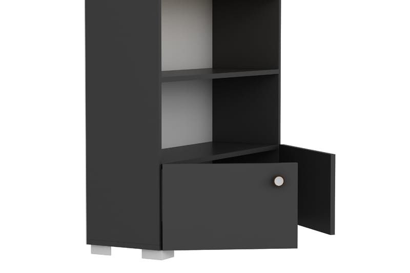 Penguen kirjahylly 93,6x29,6 cm antrasiitti - Hanah Home - Säilytys - Hylly - Kirjahylly