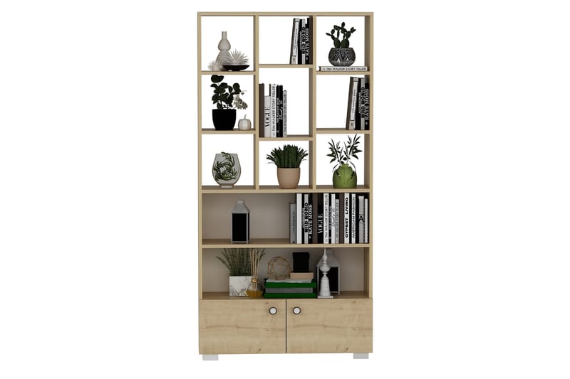 Penguen kirjahylly 93,6x29,6 cm ruskea - Hanah Home - Säilytys - Hylly - Kirjahylly