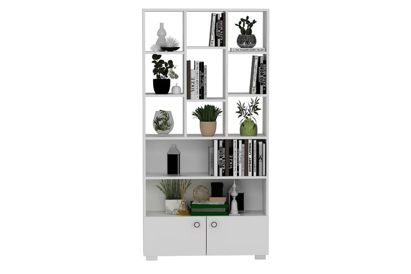 Penguen kirjahylly 93,6x29,6 cm valkoinen - Hanah Home - Säilytys - Hylly - Kirjahylly