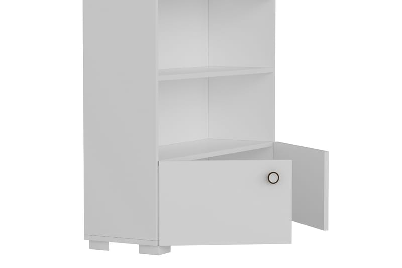 Penguen kirjahylly 93,6x29,6 cm valkoinen - Hanah Home - Säilytys - Hylly - Kirjahylly