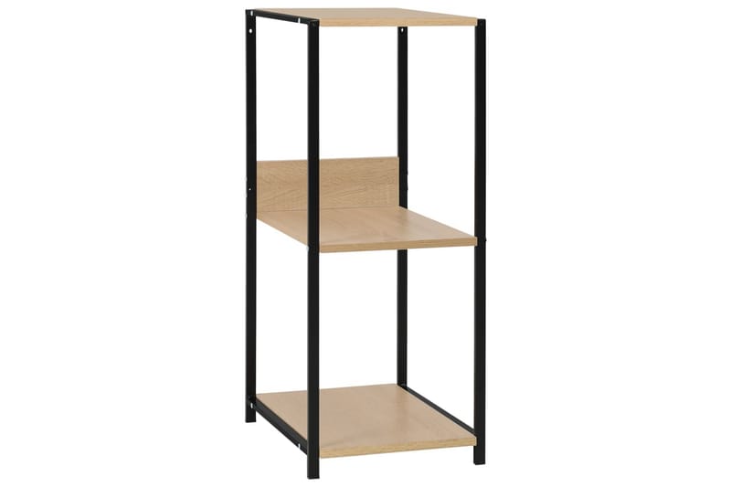 Pieni suora kirjahylly musta/tammi 33,5x39,6x79,7cm - Musta - Säilytys - Hylly - Kirjahylly