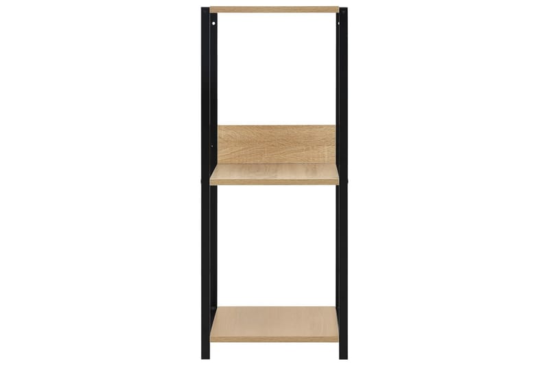 Pieni suora kirjahylly musta/tammi 33,5x39,6x79,7cm - Musta - Säilytys - Hylly - Kirjahylly