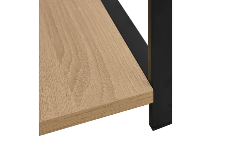 Pieni suora kirjahylly musta/tammi 33,5x39,6x79,7cm - Musta - Säilytys - Hylly - Kirjahylly