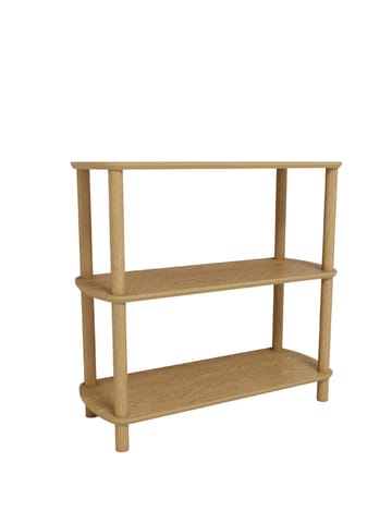 Pienk Kirjahylly 80 cm - Tammi - Säilytys - Hylly - Kirjahylly