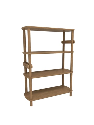 Pienk Kirjahylly 80x112 cm - Tammi - Säilytys - Hylly - Kirjahylly