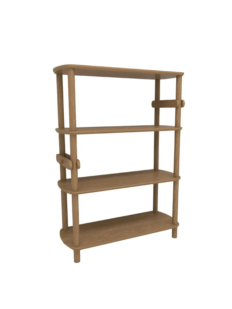 Pienk Kirjahylly 80x112 cm, Tammi