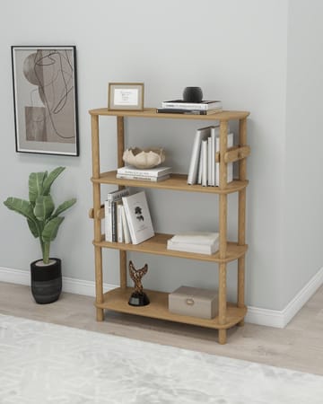 Pienk Kirjahylly 80x112 cm - Tammi - Säilytys - Hylly - Kirjahylly