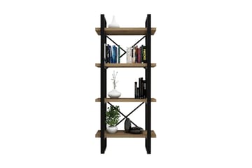 Puqa kirjahylly 66 cm pähkinä - Ruskea - Säilytys - Hylly - Kirjahylly