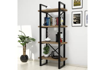 Puqa kirjahylly 66 cm pähkinä - Ruskea - Säilytys - Hylly - Kirjahylly
