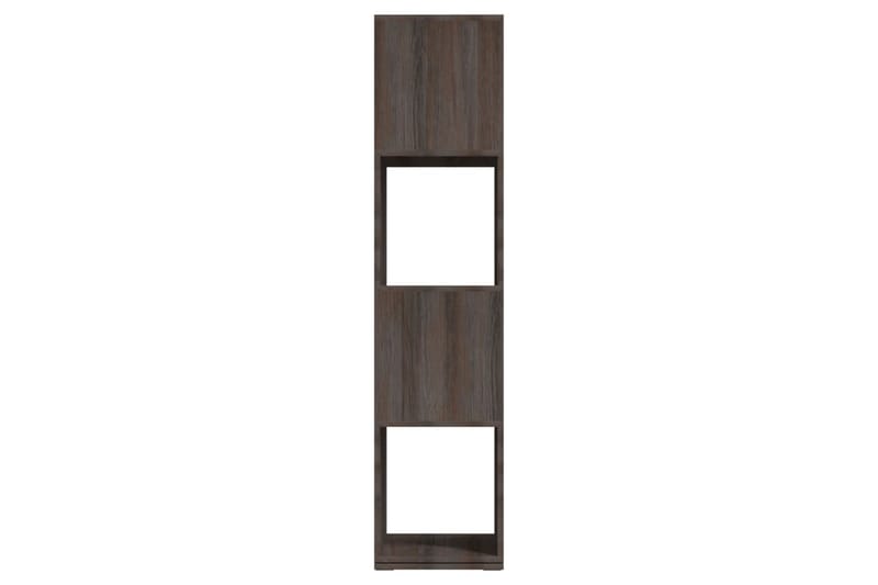 Pyörivä hylly harmaa/Sonoma-tammi 34,5x34,5x147,5 cm lastule - Harmaa - Säilytys - Hylly - Kirjahylly