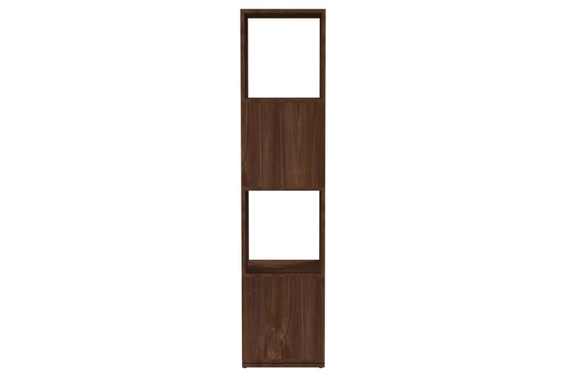 Pyörivä hylly ruskea tammi 34,5x34,5x147,5 cm lastulevy - Ruskea - Säilytys - Hylly - Kirjahylly
